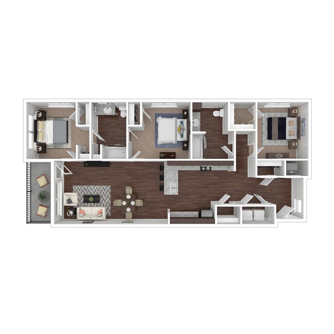 Rainey Street 4208 floor plan